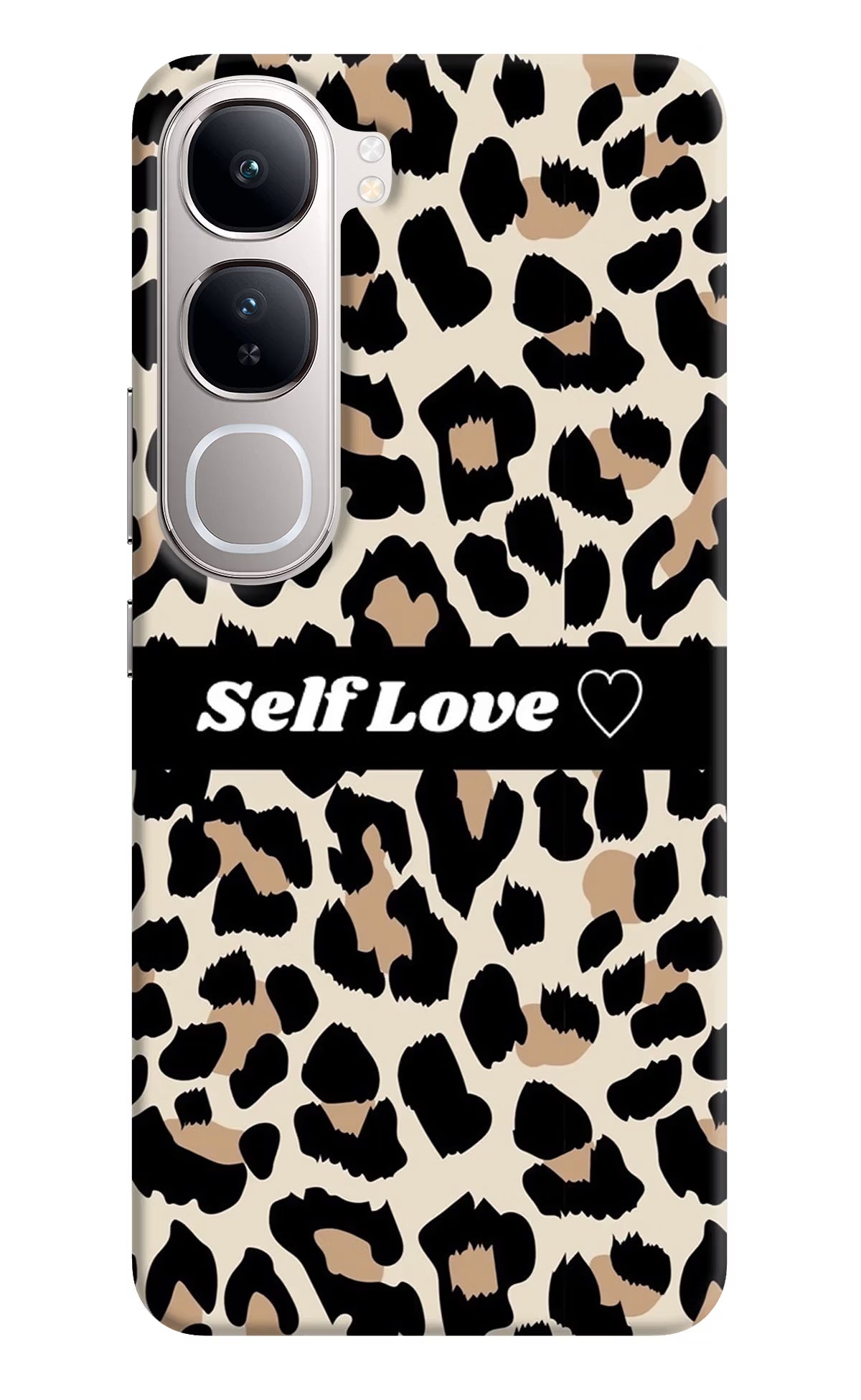 Leopard Print Self Love Vivo Y300 5G Back Cover