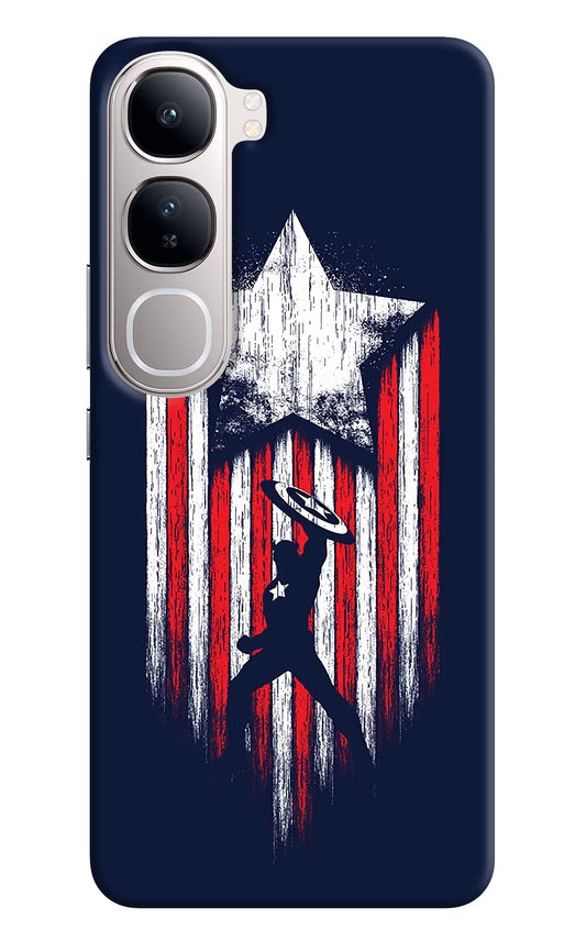 Captain America Marvel Art Vivo Y300 5G Back Cover