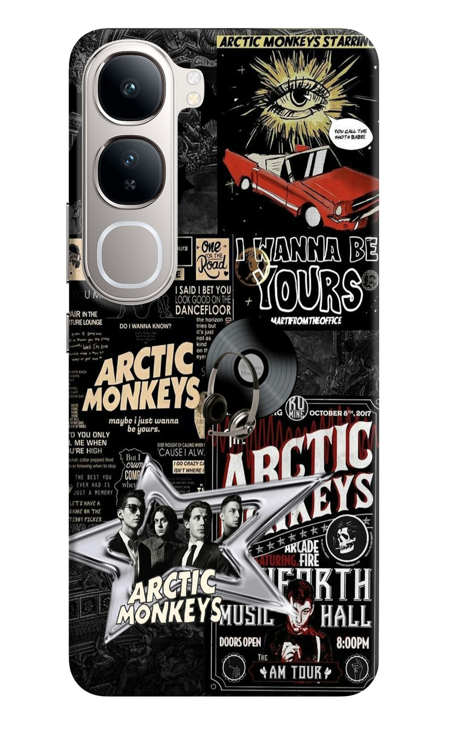 Arctic Monkeys Vivo Y300 5G Back Cover, Hard case