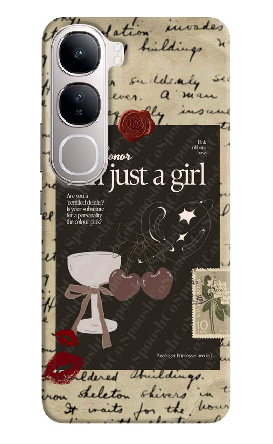 I am just a girl Vivo Y300 5G Back Cover