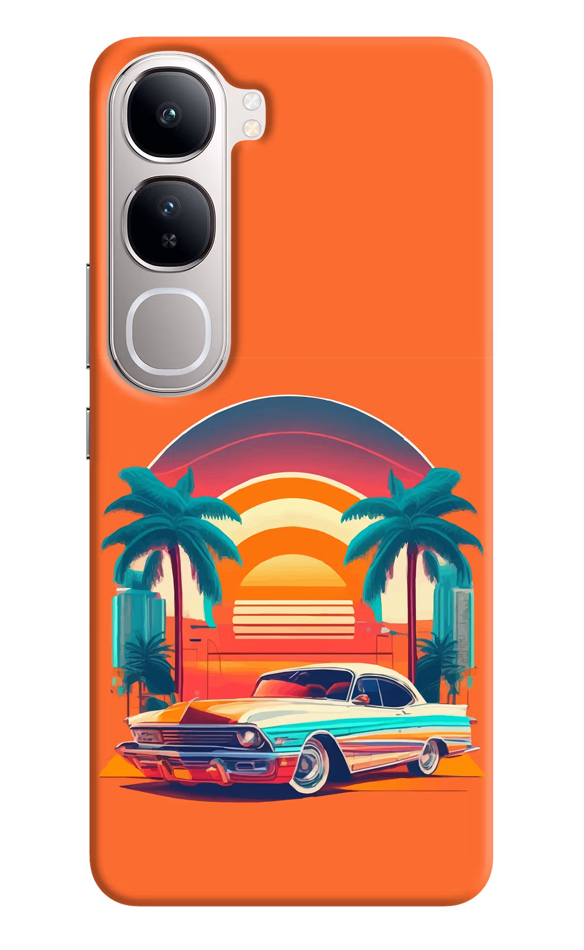 Palm Drive 80s Vivo Y300 5G Back Cover