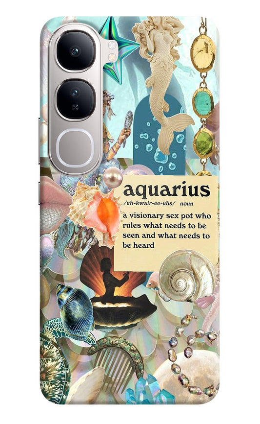 Aquarius Zodiac Vivo Y300 5G Hard Case Back Cover by Casekaro