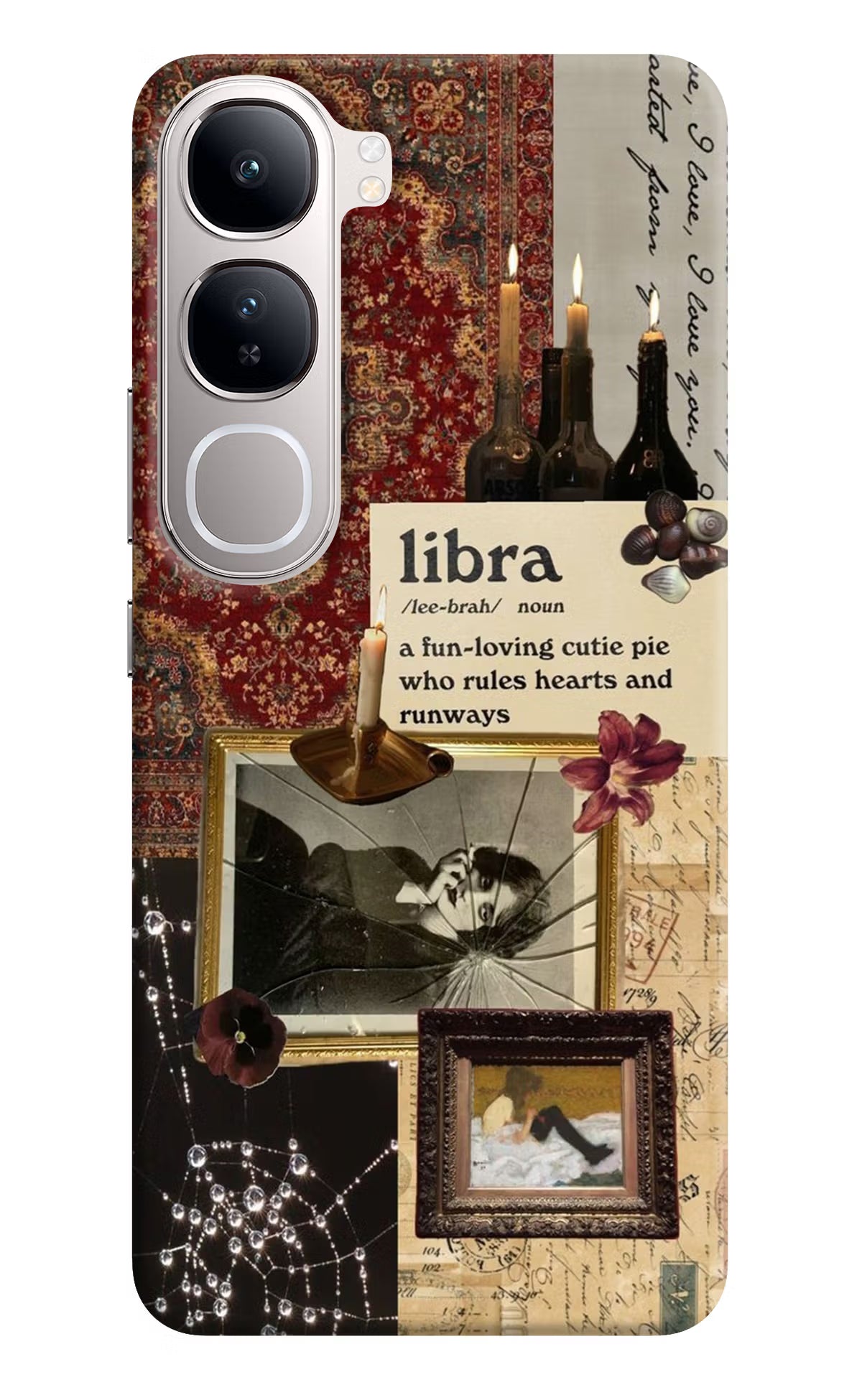 Libra Zodiac Vivo Y300 5G Hard Case Back Cover by Casekaro