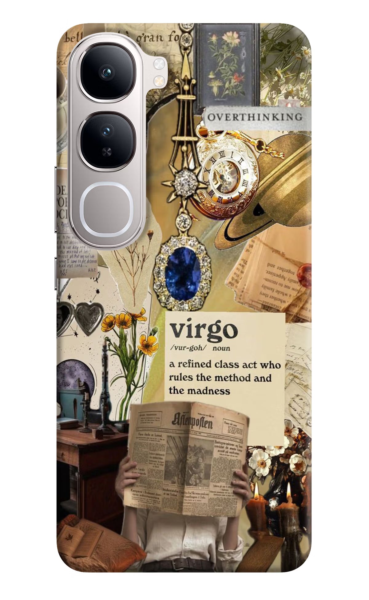 Virgo Zodiac Vivo Y300 5G Hard Case Back Cover by Casekaro