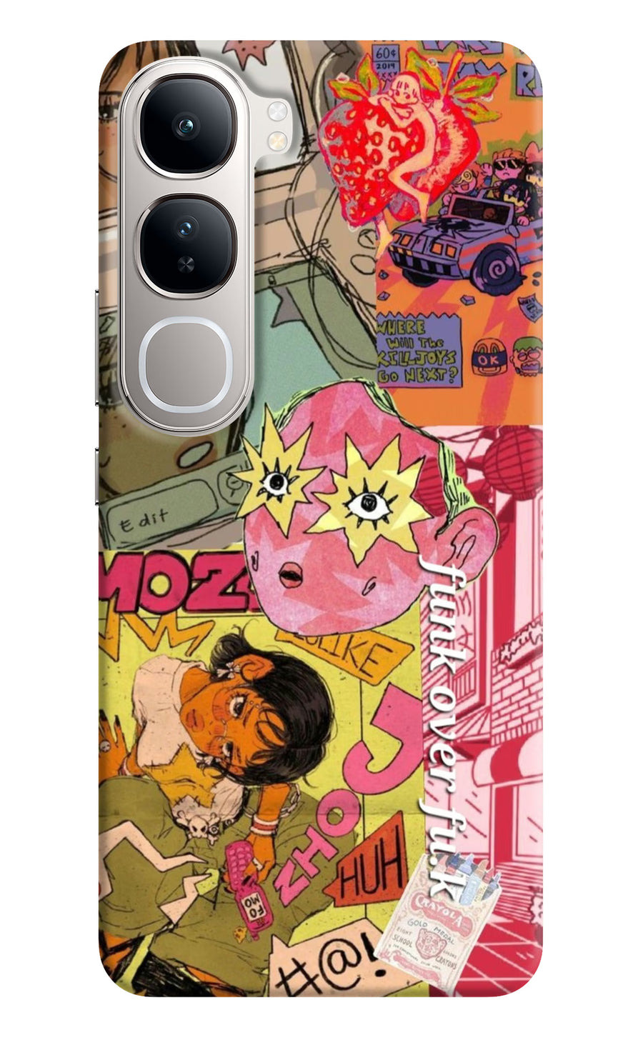 Funkover Vivo Y300 5G Back Cover, Hard case