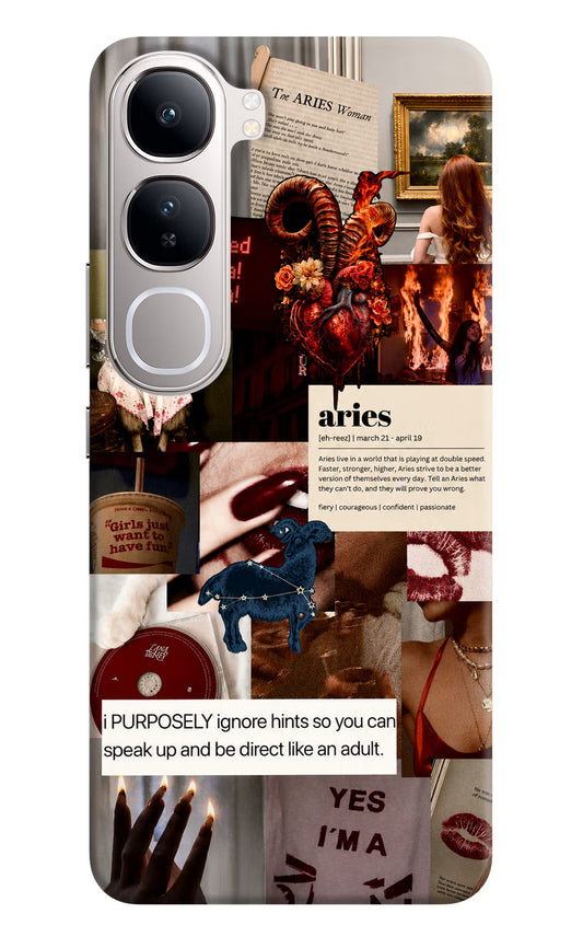 Zodiac Aries Vivo Y300 5G Hard Case Back Cover by Casekaro
