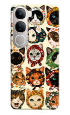 Cool Cat Vivo Y300 5G Hard Case Back Cover by Casekaro