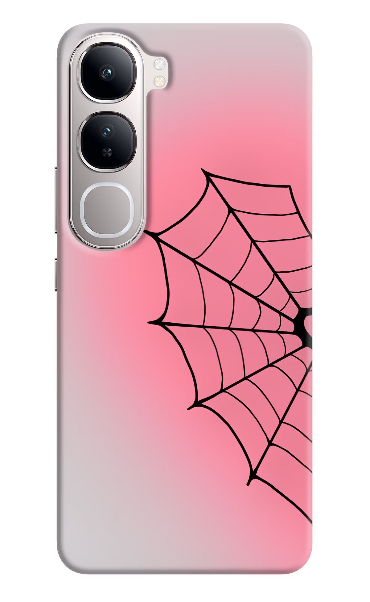Pink Web Vivo Y300 5G Back Cover