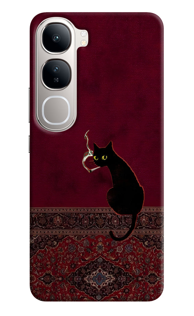 Midnight Cat Vivo Y300 5G Hard Case Back Cover by Casekaro