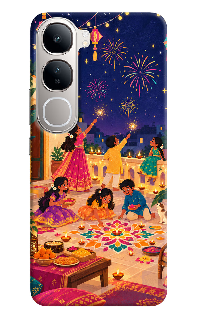 Diwali Night Vivo Y300 5G Hard Case Back Cover by Casekaro