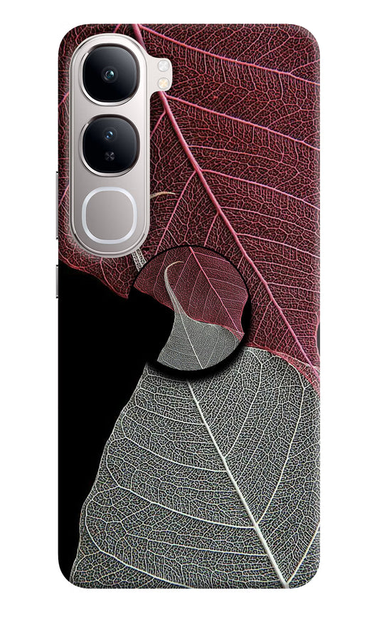 Leaf Pattern Vivo Y300 5G Pop Case