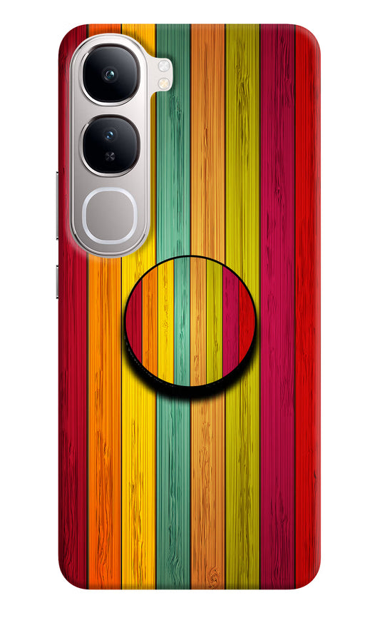 Multicolor Wooden Vivo Y300 5G Pop Case