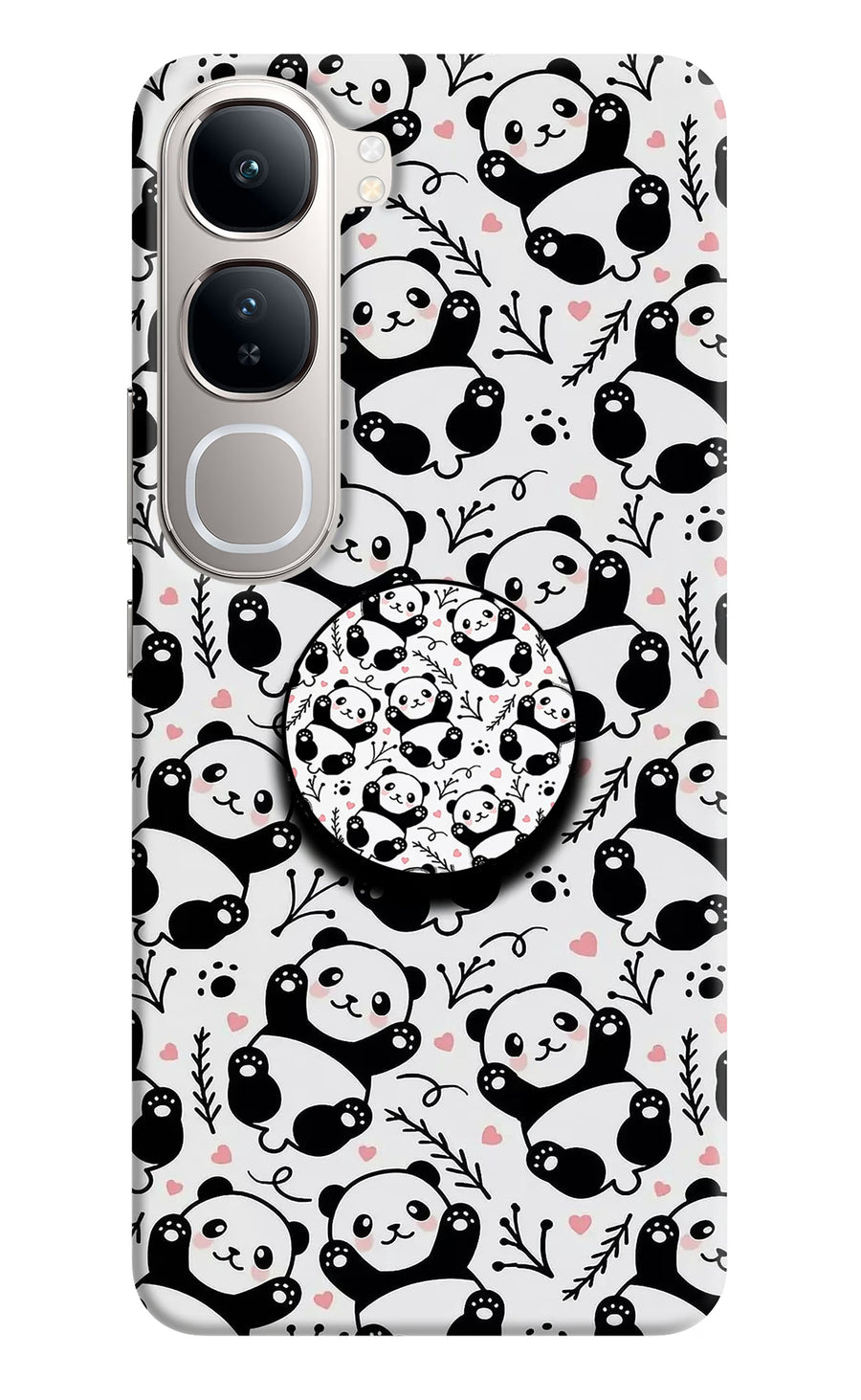 Cute Panda Vivo Y300 5G Pop Case, Hard case