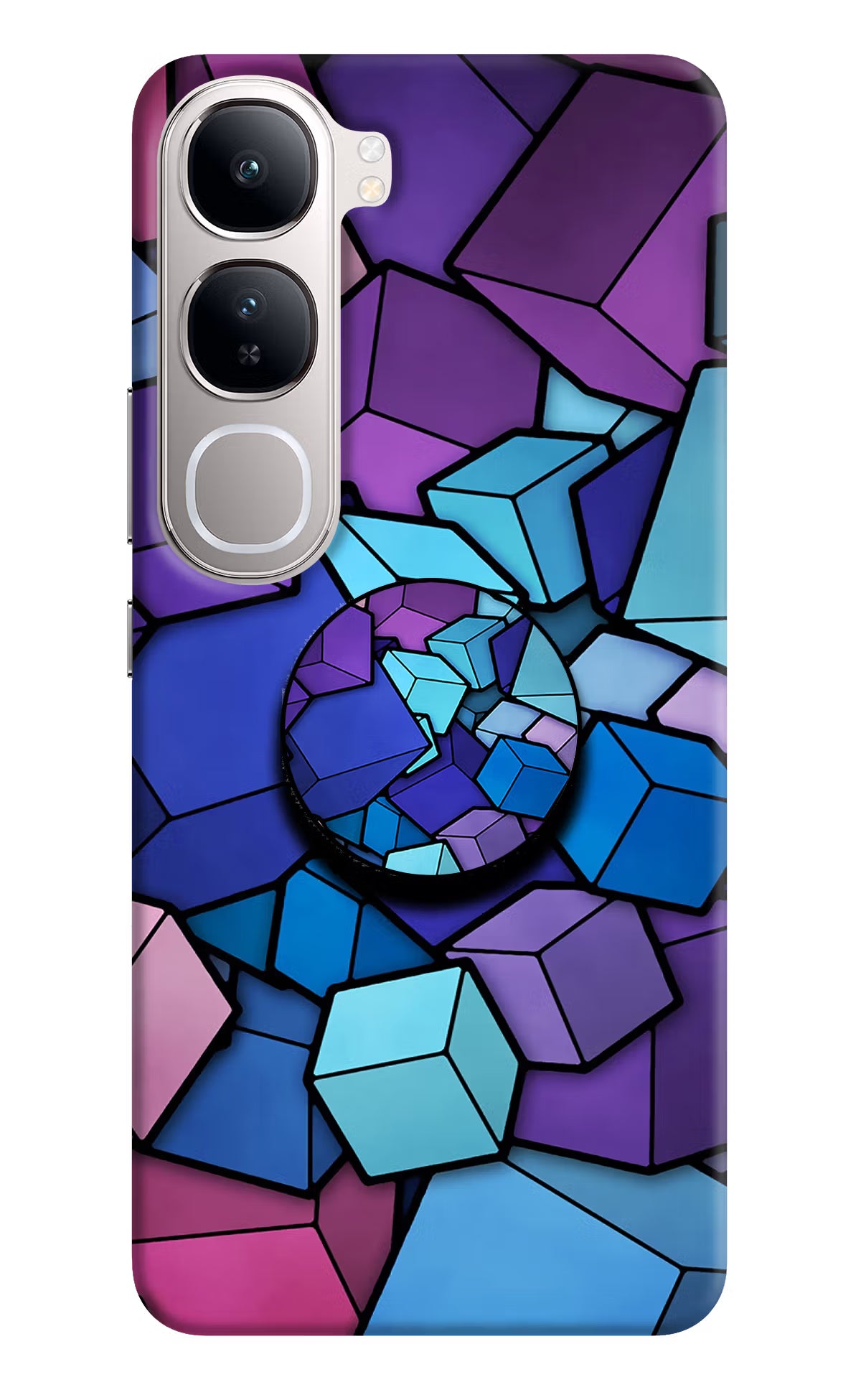 Cubic Abstract Vivo Y300 5G Pop Case