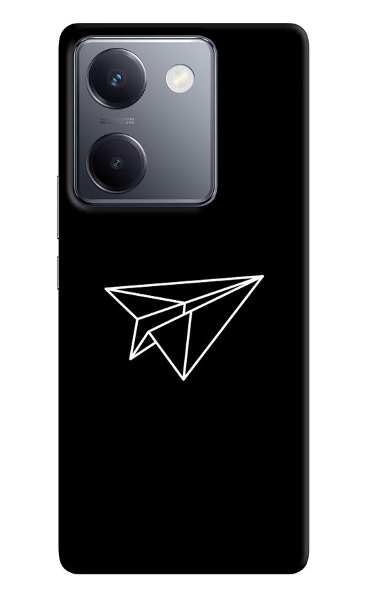 Paper Plane White Vivo Y300 Plus 5G Back Cover