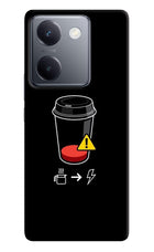 Coffee Vivo Y300 Plus 5G Back Cover
