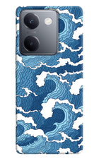 Blue Waves Vivo Y300 Plus 5G Back Cover