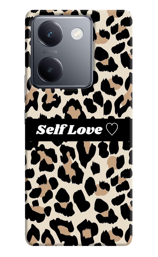 Leopard Print Self Love Vivo Y300 Plus 5G Back Cover