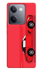 Red Velocity Vivo Y300 Plus 5G Back Cover