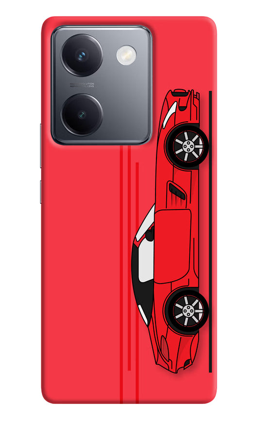 Red Velocity Vivo Y300 Plus 5G Back Cover