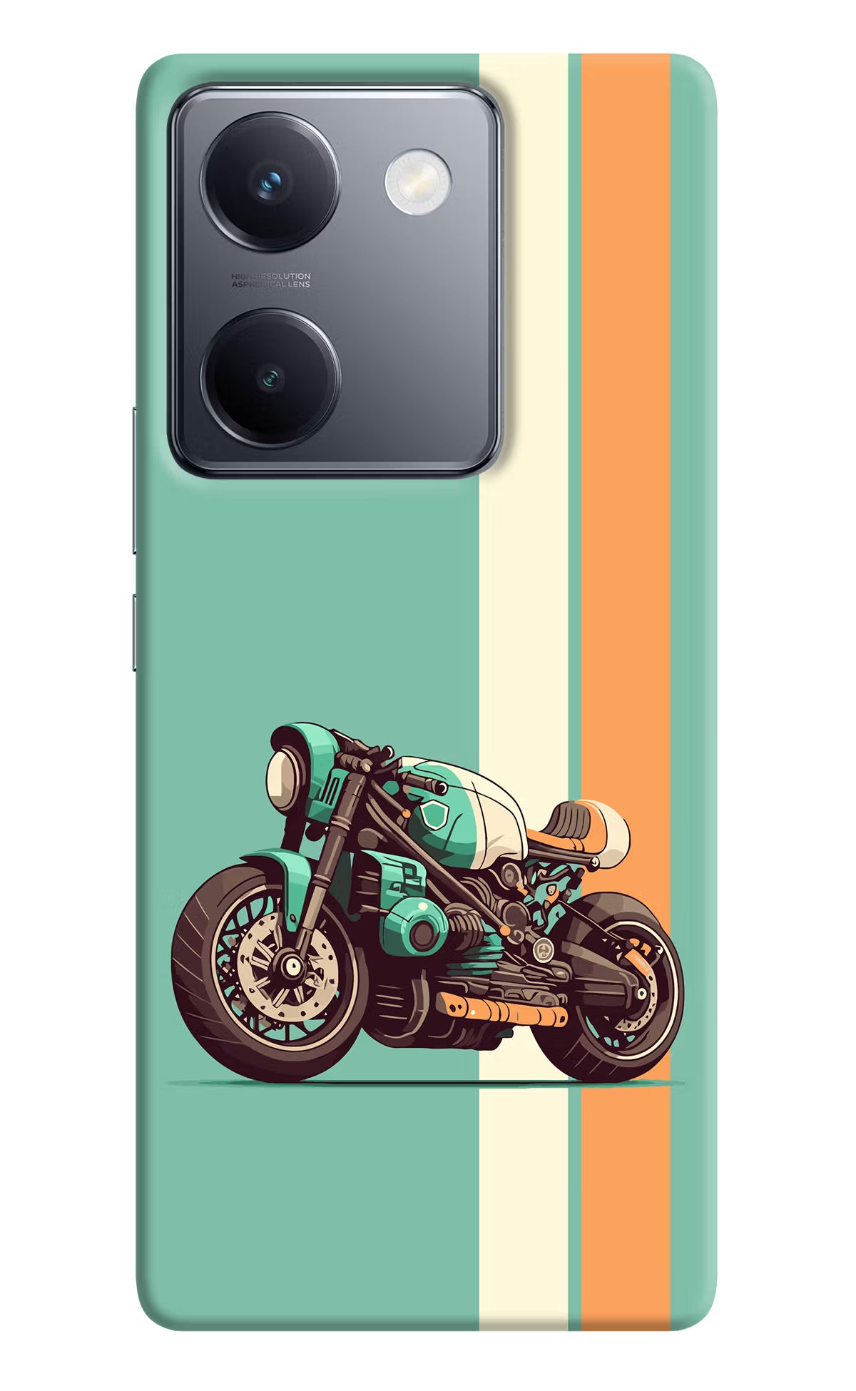 Striped Moto Drift Vivo Y300 Plus 5G Back Cover