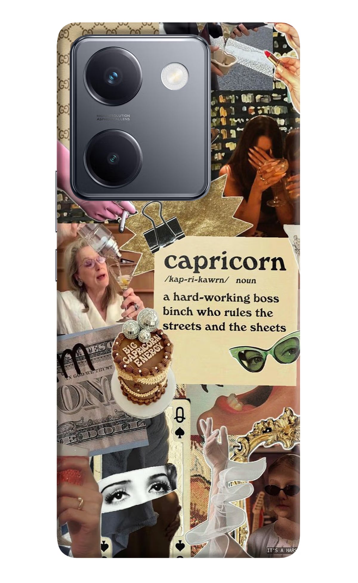 Capricorn Zodiac Vivo Y300 Plus 5G Hard Case Back Cover by Casekaro