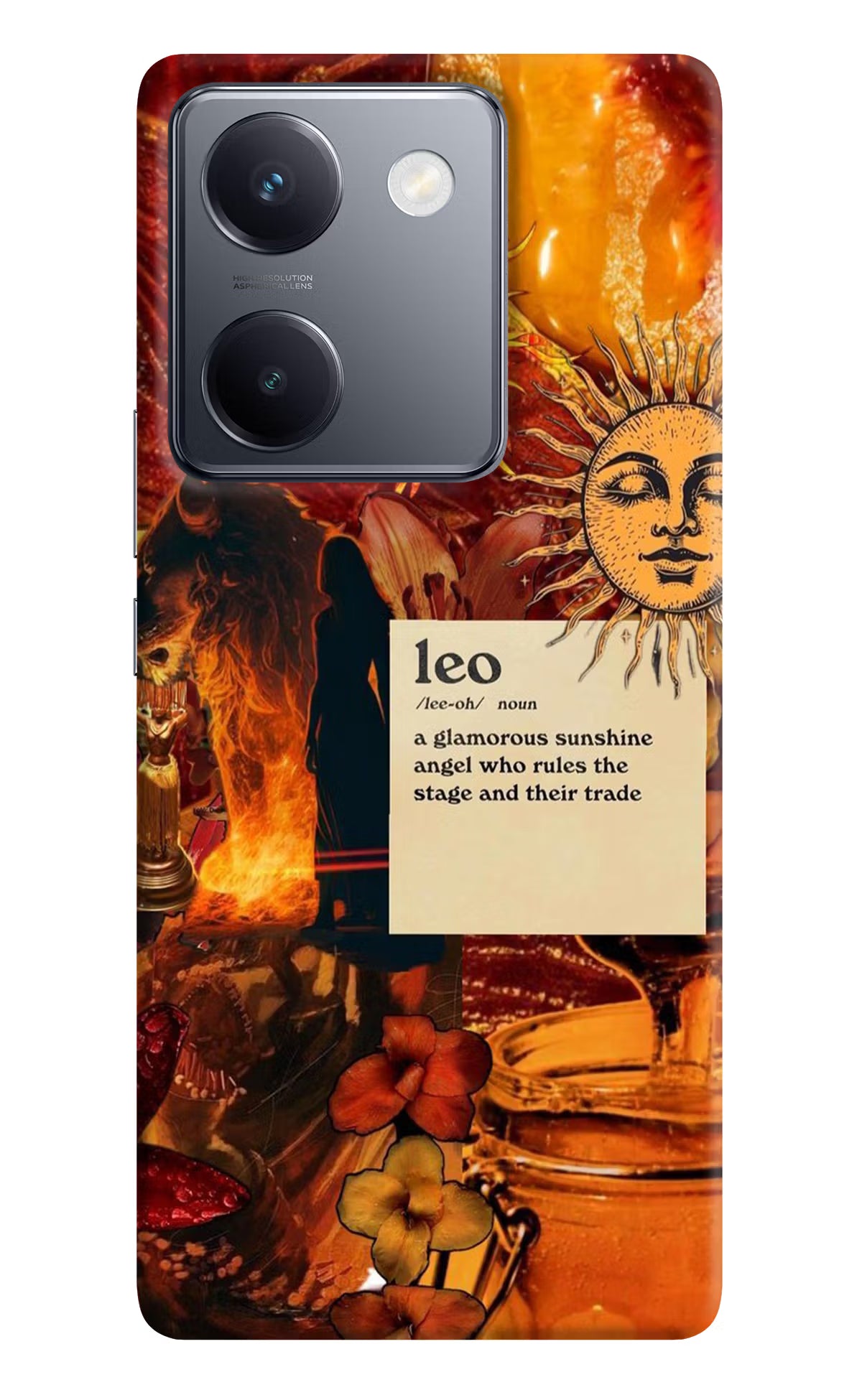 Leo Zodiac Vivo Y300 Plus 5G Hard Case Back Cover by Casekaro