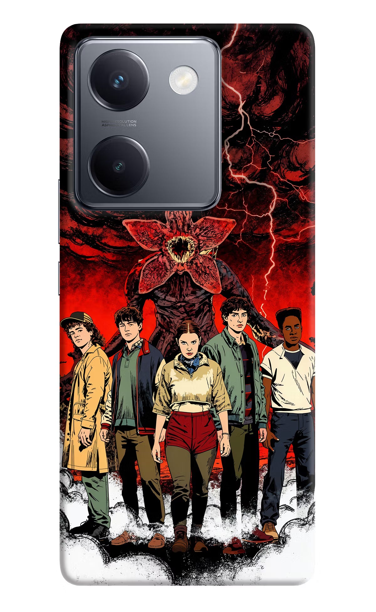 Ordinary Things Characters Vivo Y300 Plus 5G Hard Case Back Cover by Casekaro