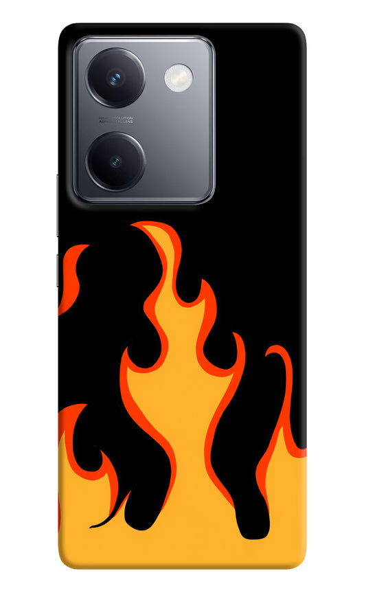 Fired Up – Black Vivo Y300 Plus 5G Hard Case Back Cover by Casekaro