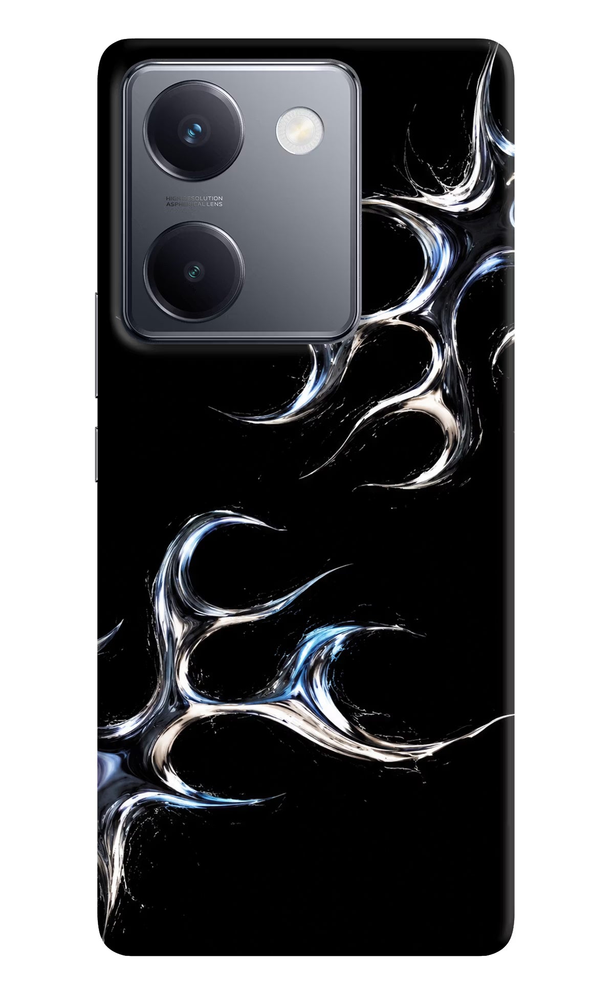 Chrome Tribal Vivo Y300 Plus 5G Hard Case Back Cover by Casekaro