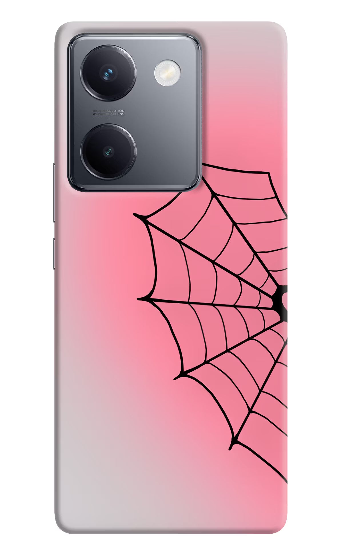 Pink Web Vivo Y300 Plus 5G Back Cover