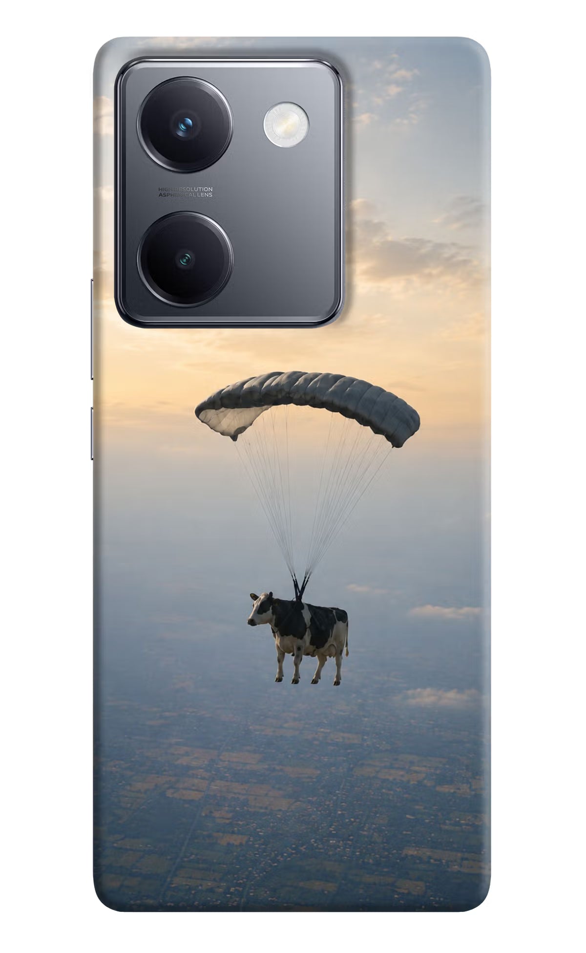 Skydiving Cow Vivo Y300 Plus 5G Back Cover