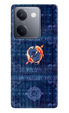 Koi Blue Vivo Y300 Plus 5G Hard Case Back Cover by Casekaro