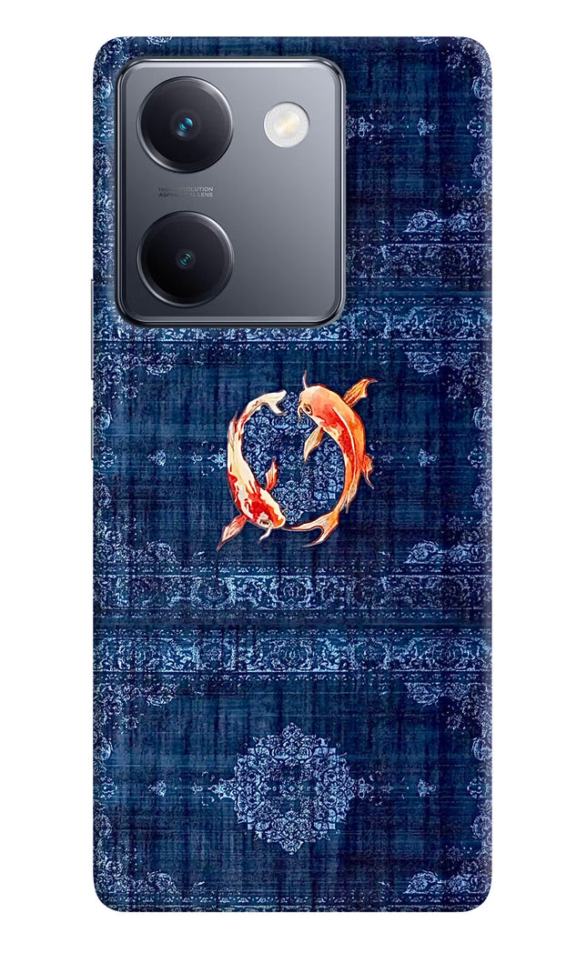 Koi Blue Vivo Y300 Plus 5G Hard Case Back Cover by Casekaro
