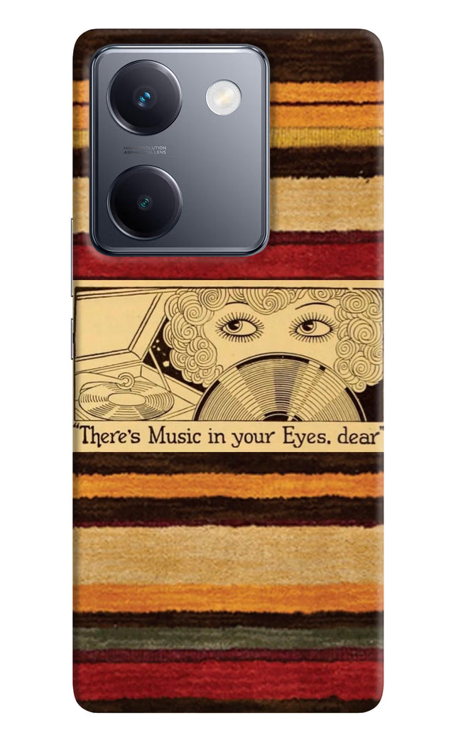 Vinyl Stripes Vivo Y300 Plus 5G Hard Case Back Cover by Casekaro