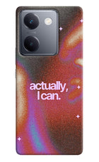Pink Aura Vivo Y300 Plus 5G Hard Case Back Cover by Casekaro