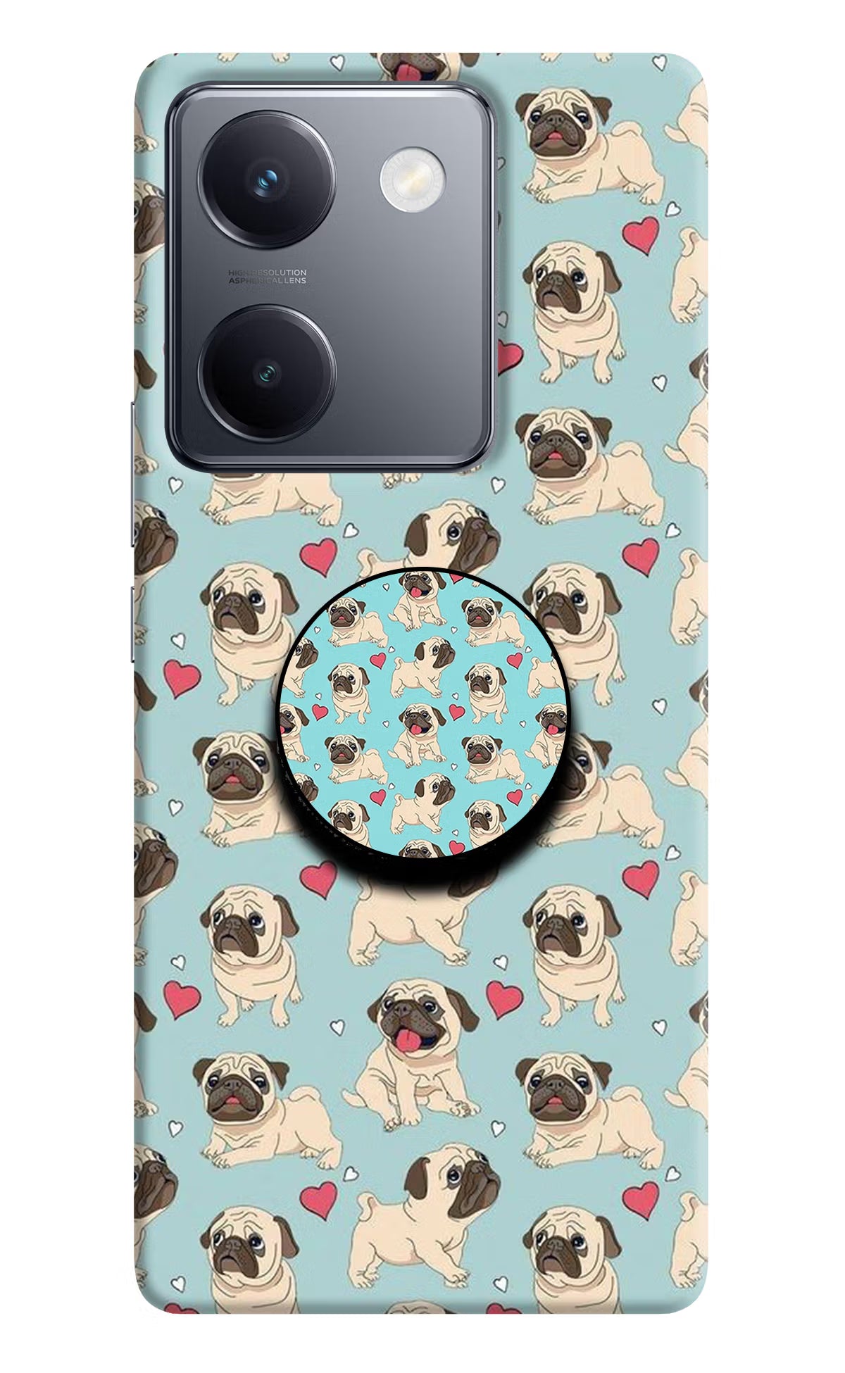 Pug Dog Vivo Y300 Plus 5G Pop Case