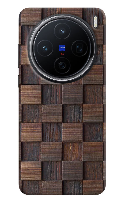 Wooden Cube Design Vivo X200 5G Hard Case Back Cover by Casekaro