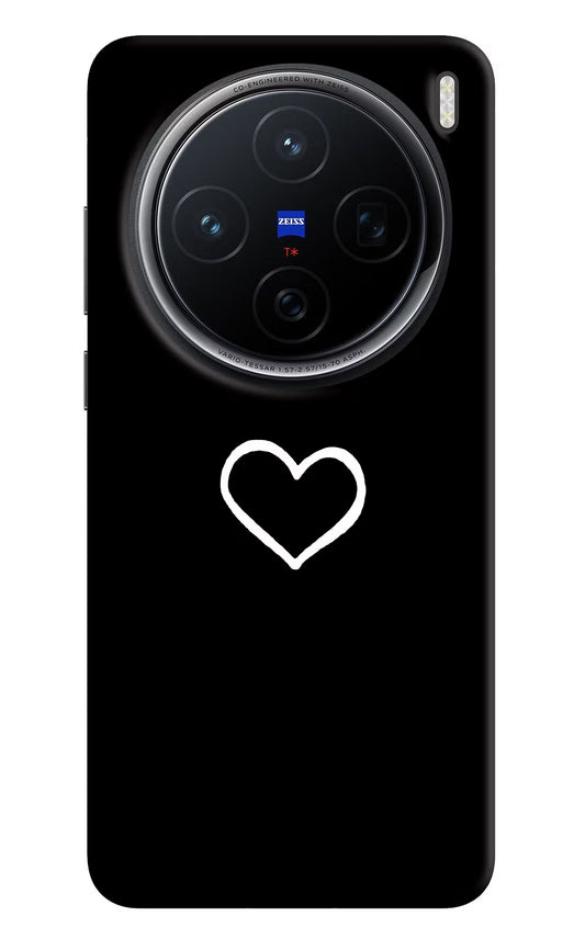 Heart Vivo X200 5G Hard Case Back Cover by Casekaro