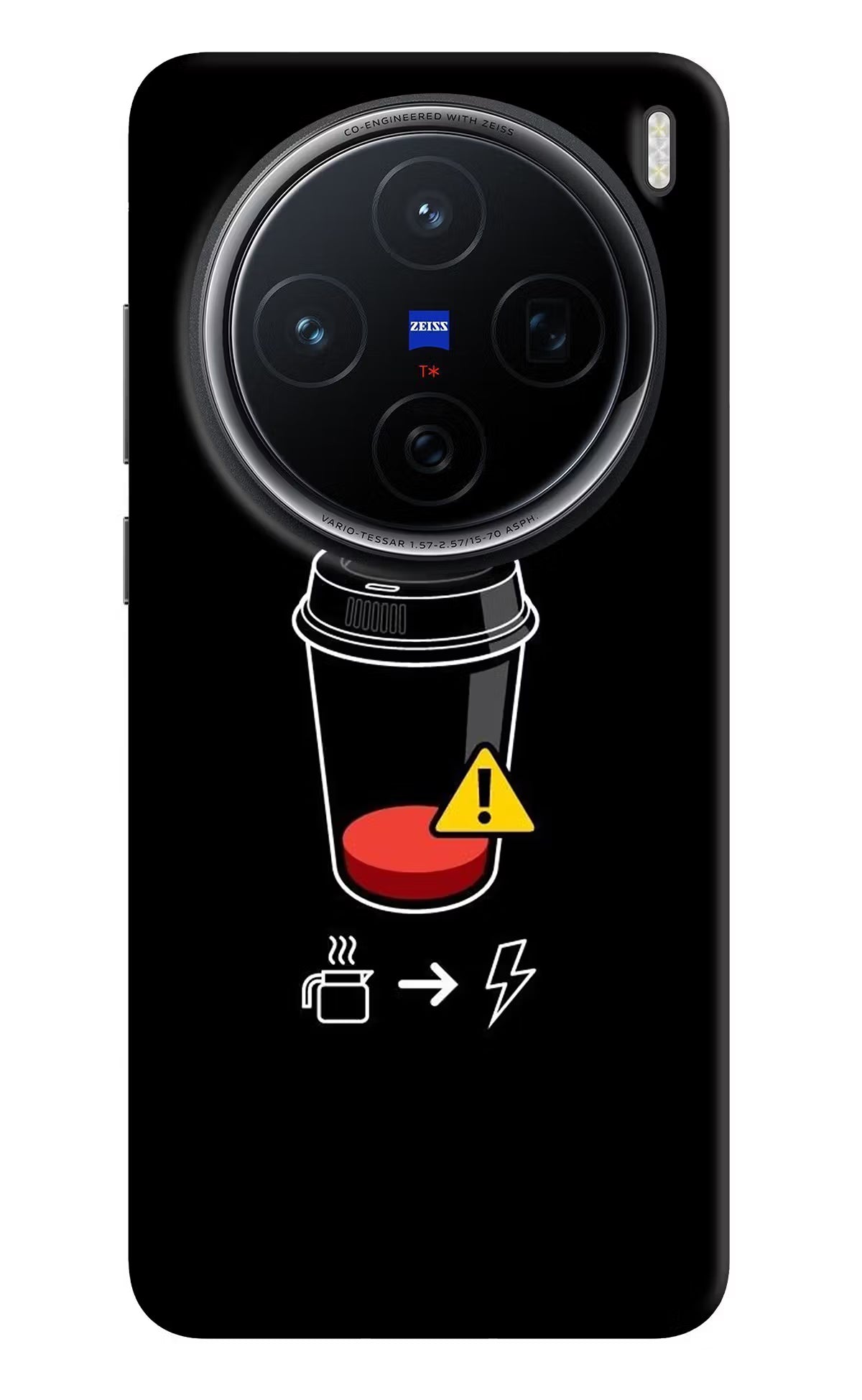 Coffee Vivo X200 5G Hard Case Back Cover by Casekaro