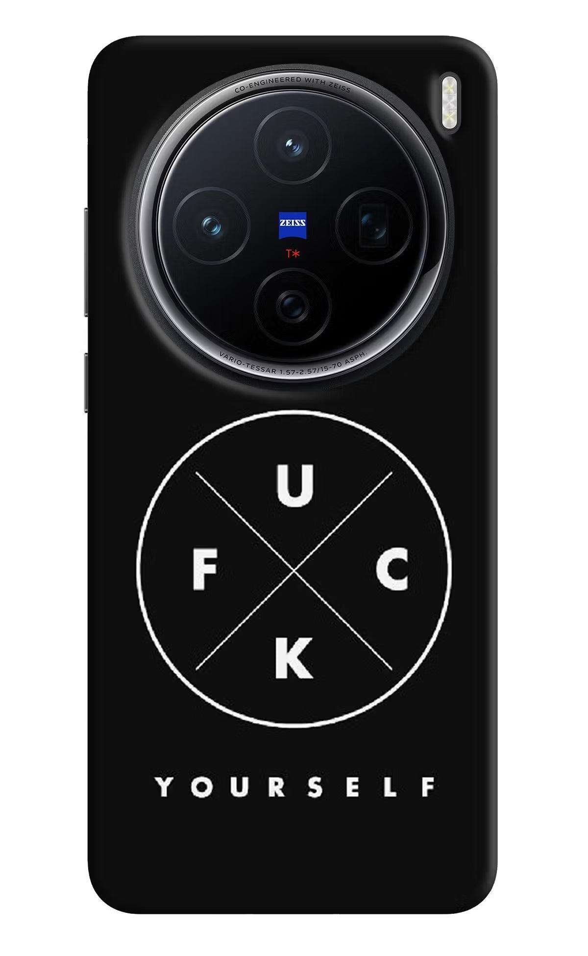 Go Fuck Yourself Vivo X200 5G Hard Case Back Cover by Casekaro