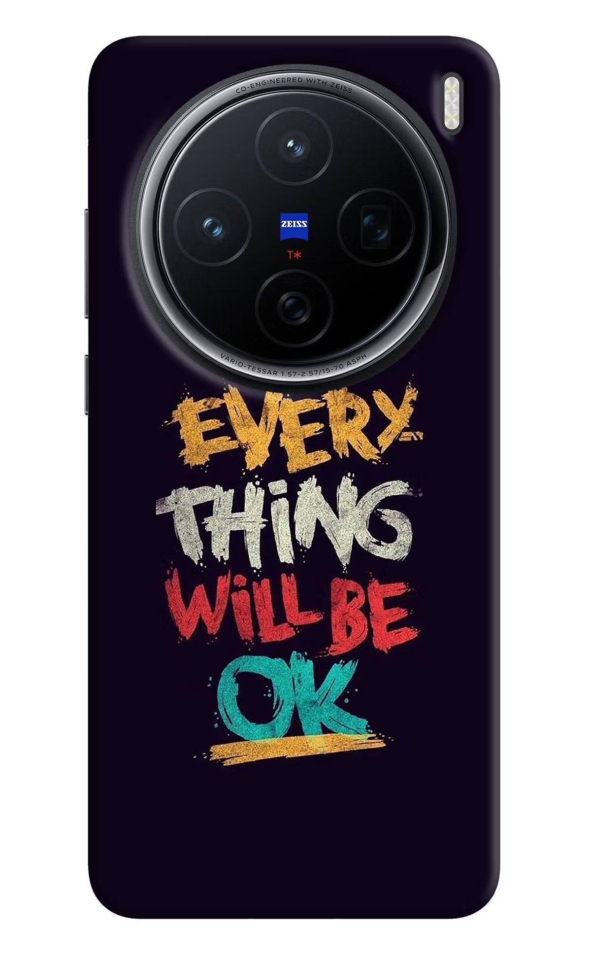 Everything Will Be Ok Vivo X200 5G Hard Case Back Cover by Casekaro