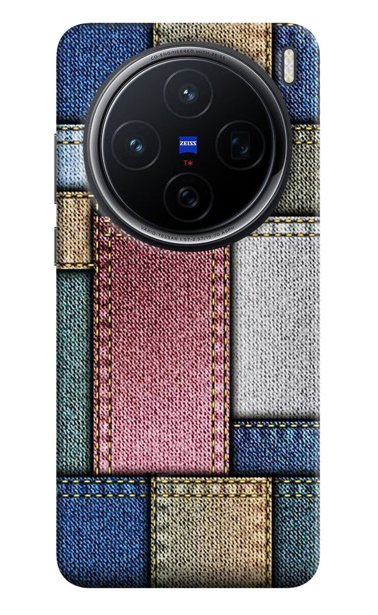 Multicolor Jeans Vivo X200 5G Hard Case Back Cover by Casekaro