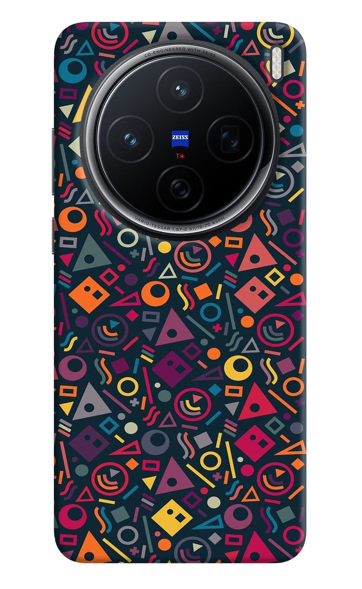 Geometric Abstract Vivo X200 5G Hard Case Back Cover by Casekaro