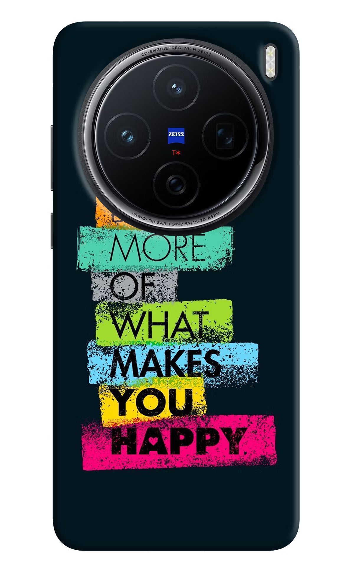 Do More Of What Makes You Happy Vivo X200 5G Hard Case Back Cover by Casekaro