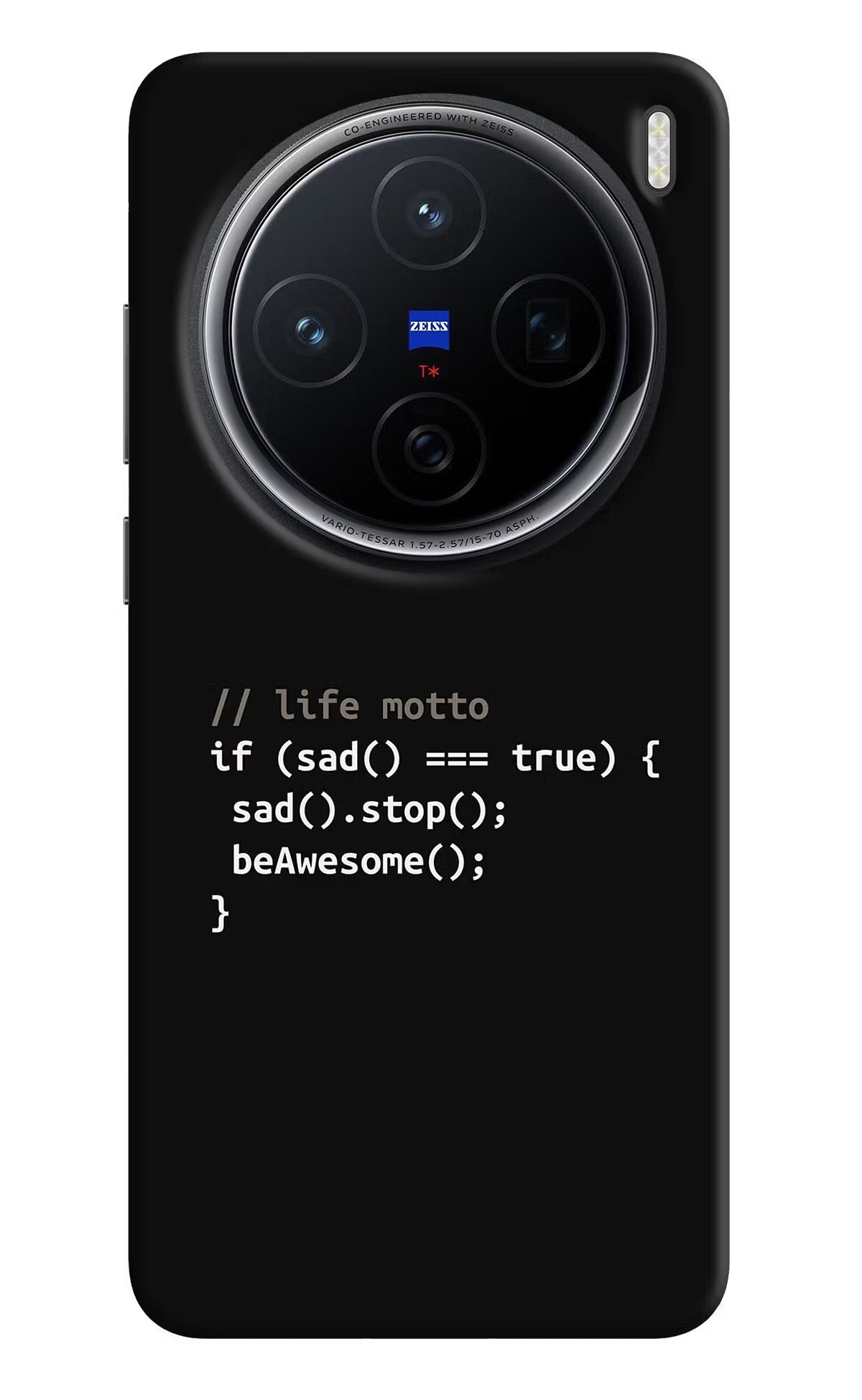 Life Motto Code Vivo X200 5G Hard Case Back Cover by Casekaro
