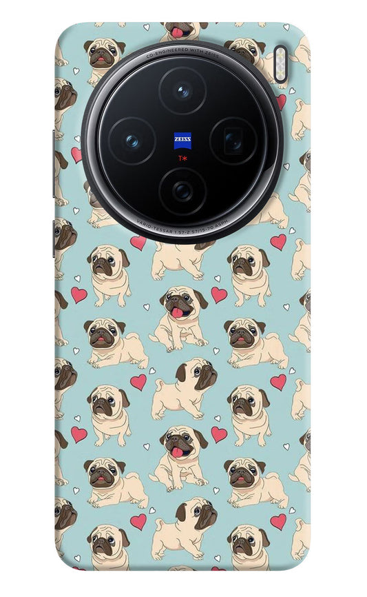 Pug Dog Vivo X200 5G Hard Case Back Cover by Casekaro