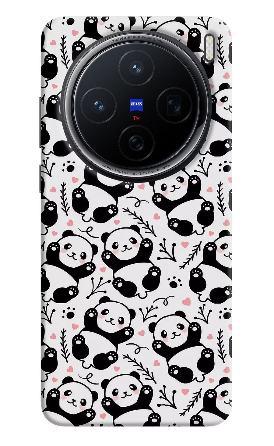 Cute Panda Vivo X200 5G Back Cover, Hard case