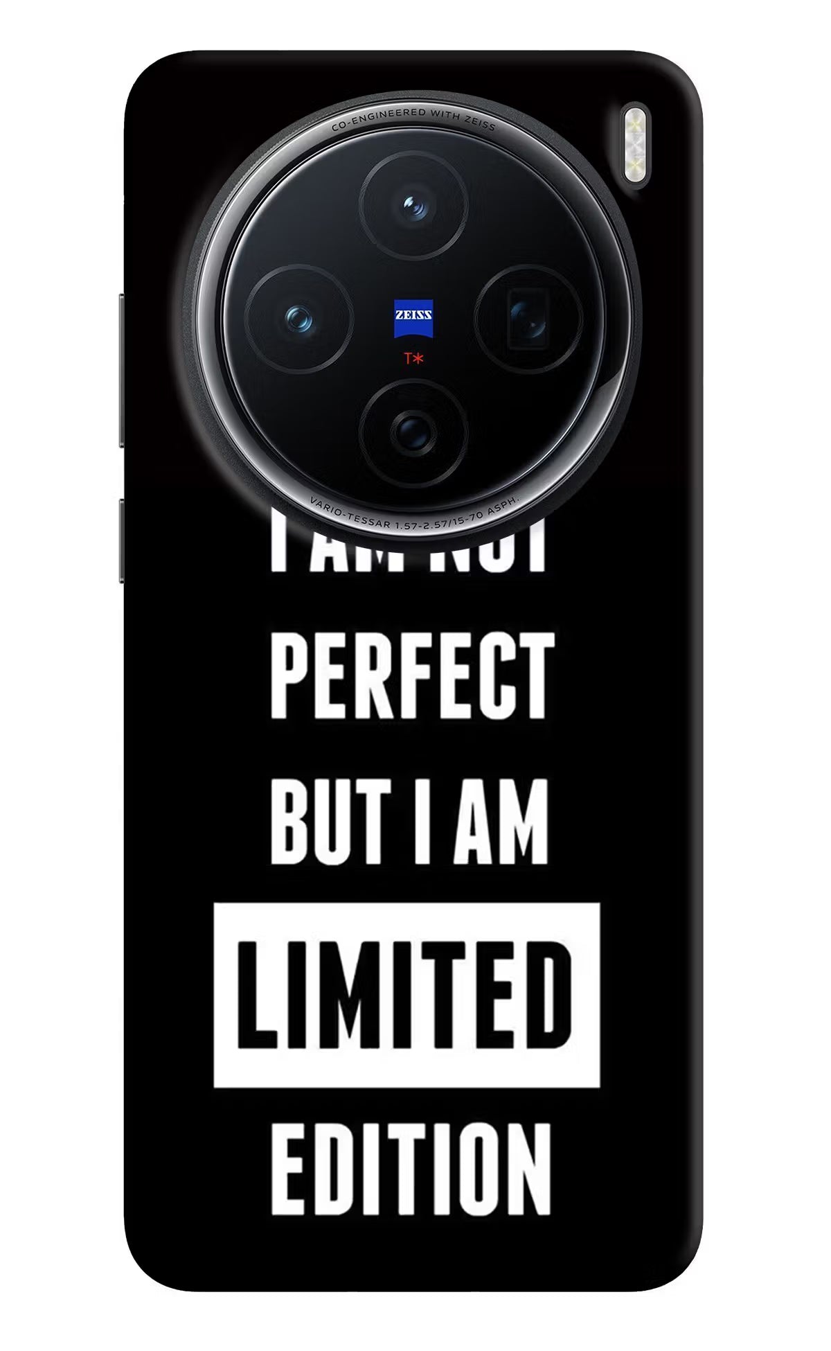 I Am Not Perfect But I Am Limited Edition Vivo X200 5G Hard Case Back Cover by Casekaro
