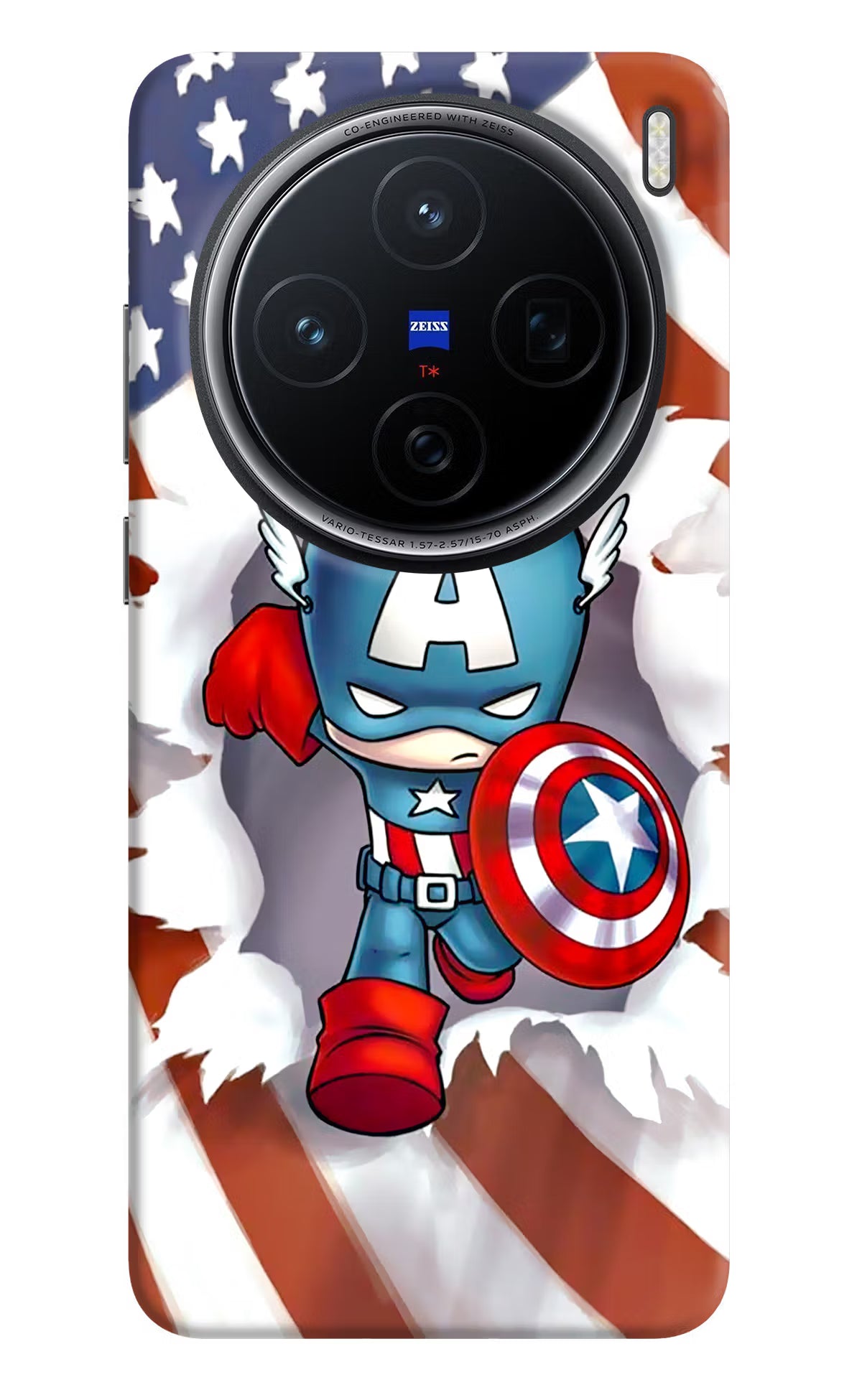 Captain America Vivo X200 5G Hard Case Back Cover by Casekaro